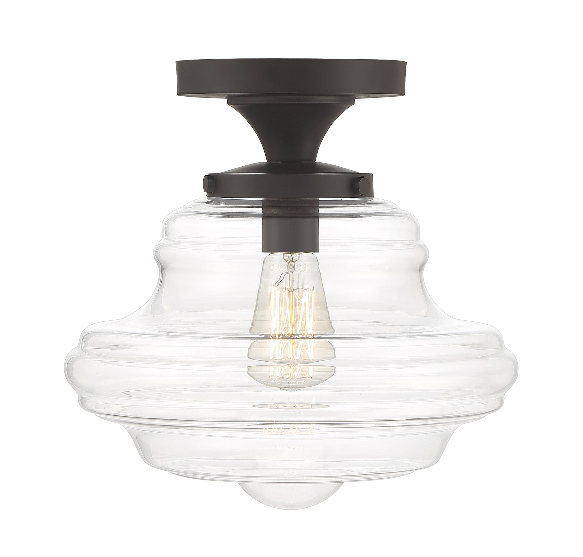 MERIDIAN, VINTAGE SEMI-FLUSH 2, SEMI FLUSH MOUNT LIGHT