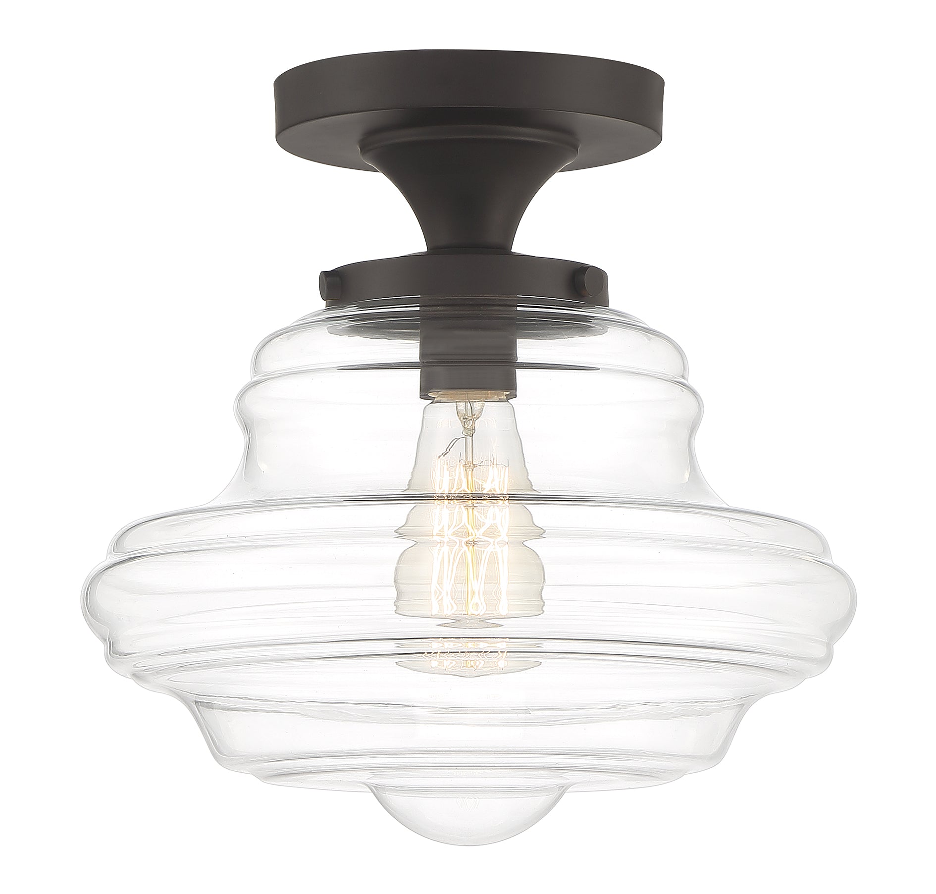 MERIDIAN, VINTAGE SEMI-FLUSH 2, SEMI FLUSH MOUNT LIGHT
