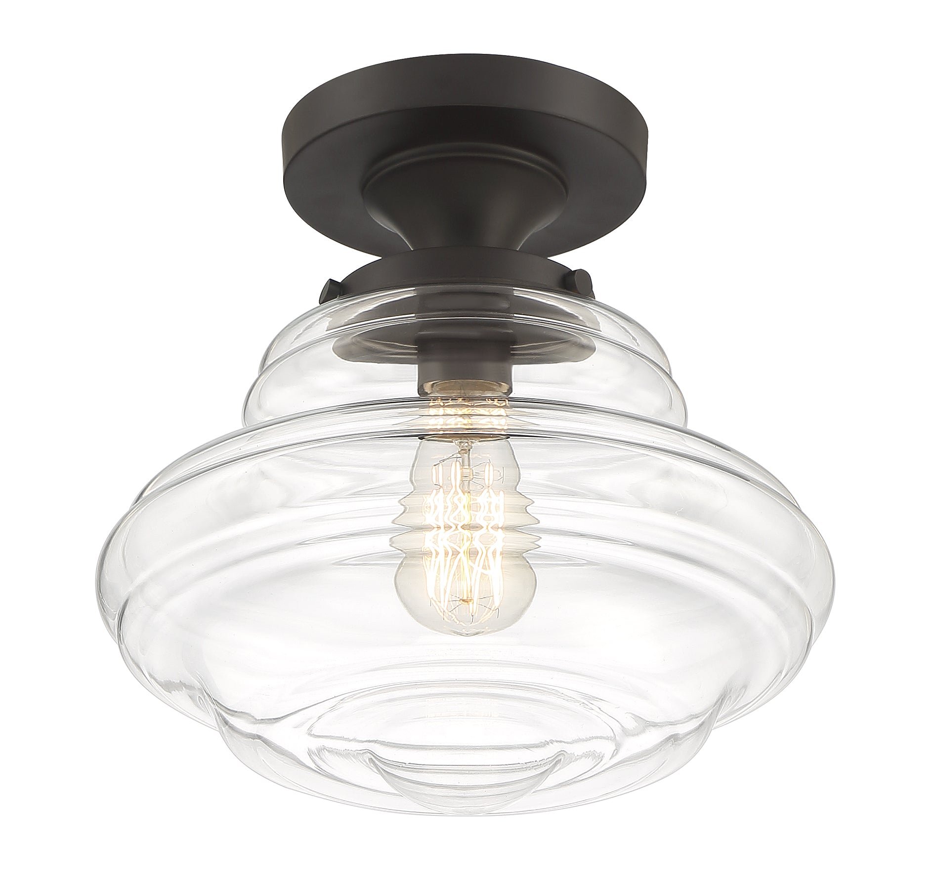 MERIDIAN, VINTAGE SEMI-FLUSH 2, SEMI FLUSH MOUNT LIGHT