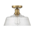 MERIDIAN, VINTAGE SEMI-FLUSH 3, SEMI FLUSH MOUNT LIGHT