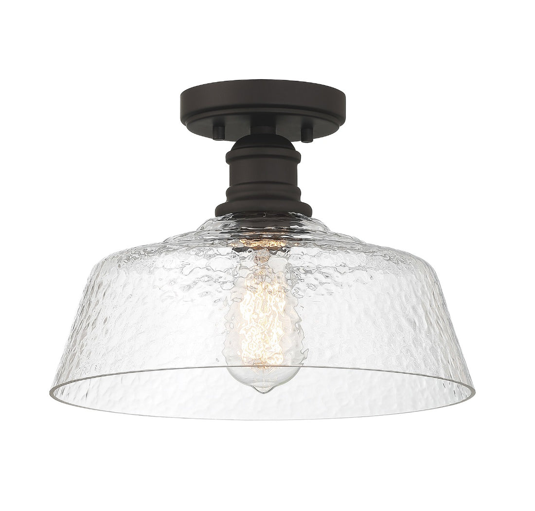 MERIDIAN, VINTAGE SEMI-FLUSH 3, SEMI FLUSH MOUNT LIGHT