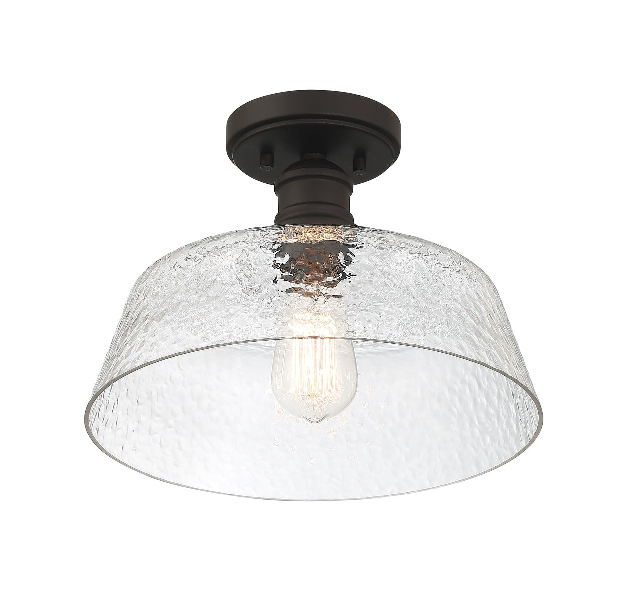 MERIDIAN, VINTAGE SEMI-FLUSH 3, SEMI FLUSH MOUNT LIGHT