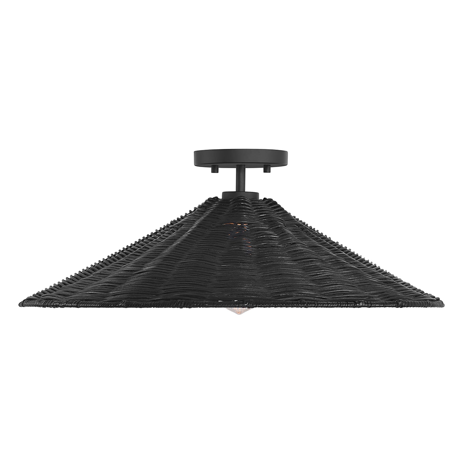 MERIDIAN, BOHEMIAN MID-CENTURY MODERN SEMI-FLUSH, SEMI FLUSH MOUNT LIGHT