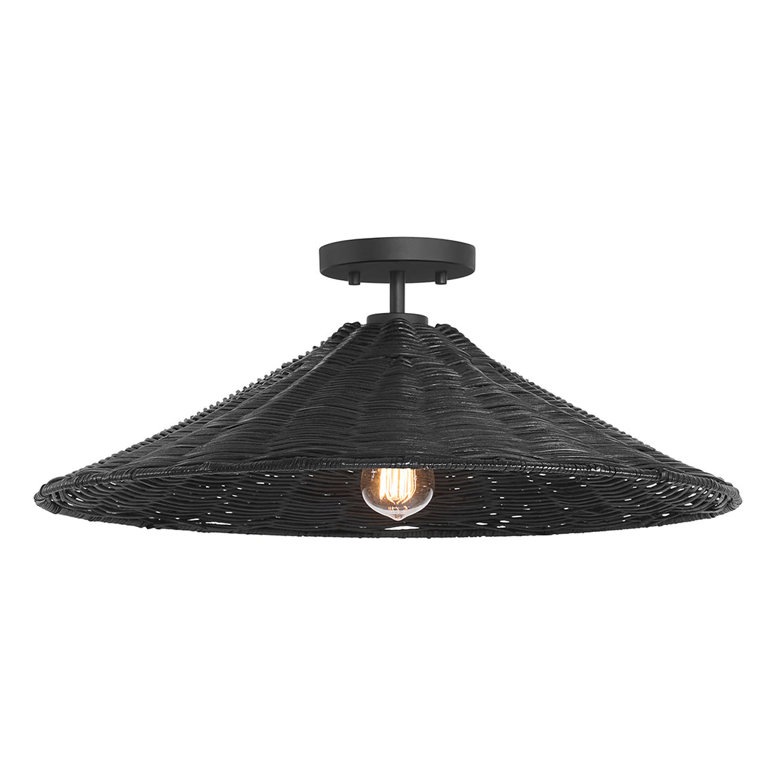 MERIDIAN, BOHEMIAN MID-CENTURY MODERN SEMI-FLUSH, SEMI FLUSH MOUNT LIGHT