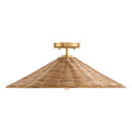 MERIDIAN, BOHEMIAN MID-CENTURY MODERN SEMI-FLUSH, SEMI FLUSH MOUNT LIGHT