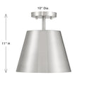 MERIDIAN, CONTEMPORARY SEMI-FLUSH, SEMI FLUSH MOUNT LIGHT
