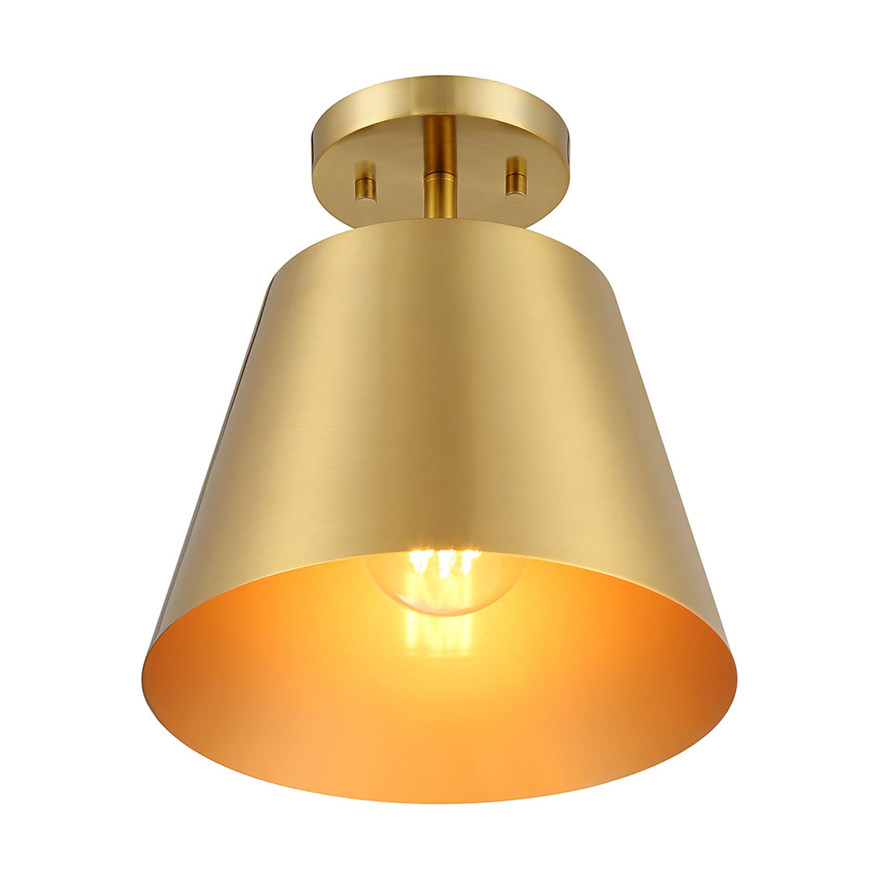 MERIDIAN, CONTEMPORARY SEMI-FLUSH, SEMI FLUSH MOUNT LIGHT