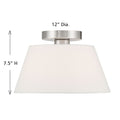 MERIDIAN, MODERN SEMI-FLUSH, SEMI FLUSH MOUNT LIGHT