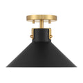 MERIDIAN, CONTEMPORARY SEMI-FLUSH 2, SEMI FLUSH MOUNT LIGHT