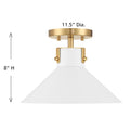 MERIDIAN, CONTEMPORARY SEMI-FLUSH 2, SEMI FLUSH MOUNT LIGHT