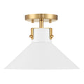 MERIDIAN, CONTEMPORARY SEMI-FLUSH 2, SEMI FLUSH MOUNT LIGHT