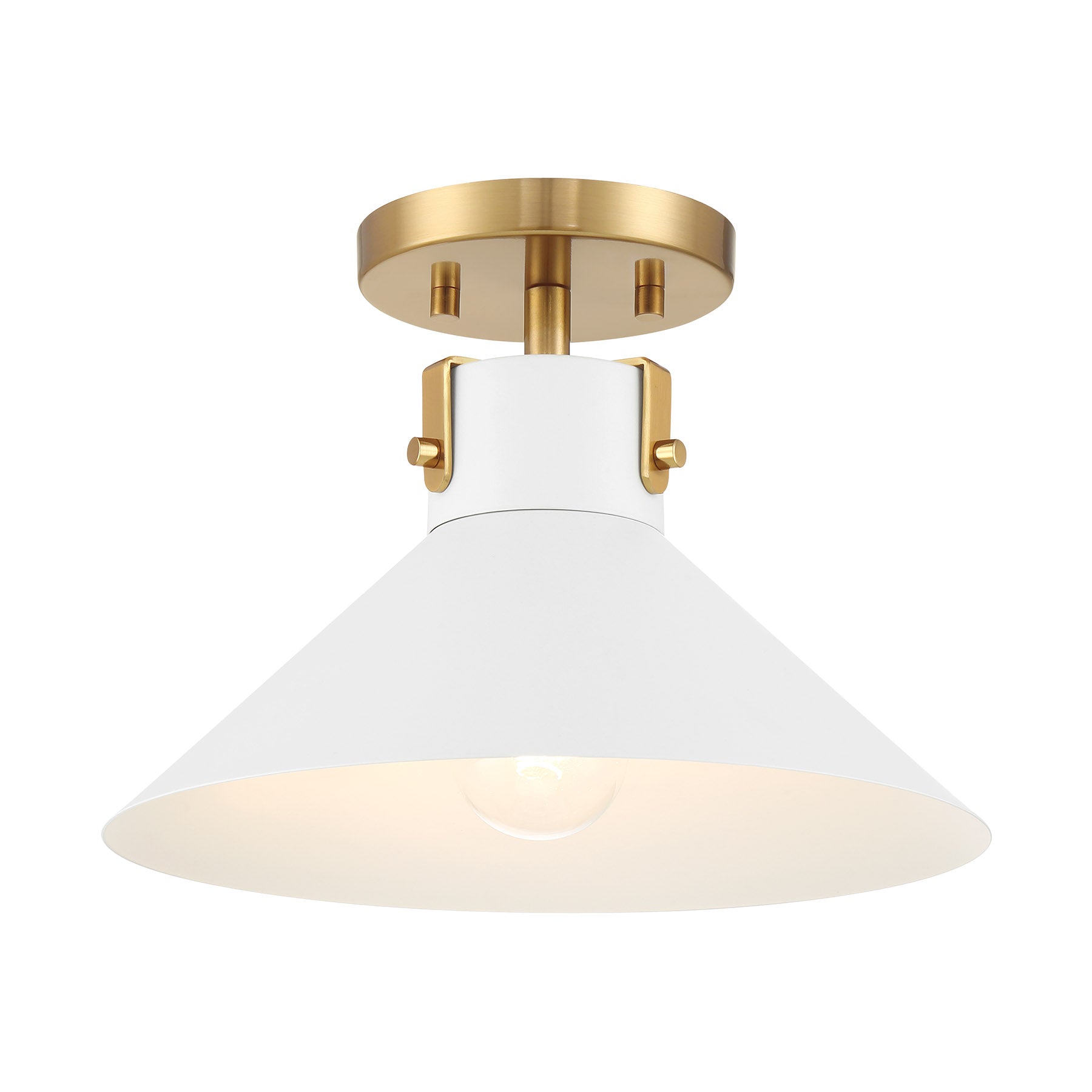 MERIDIAN, CONTEMPORARY SEMI-FLUSH 2, SEMI FLUSH MOUNT LIGHT
