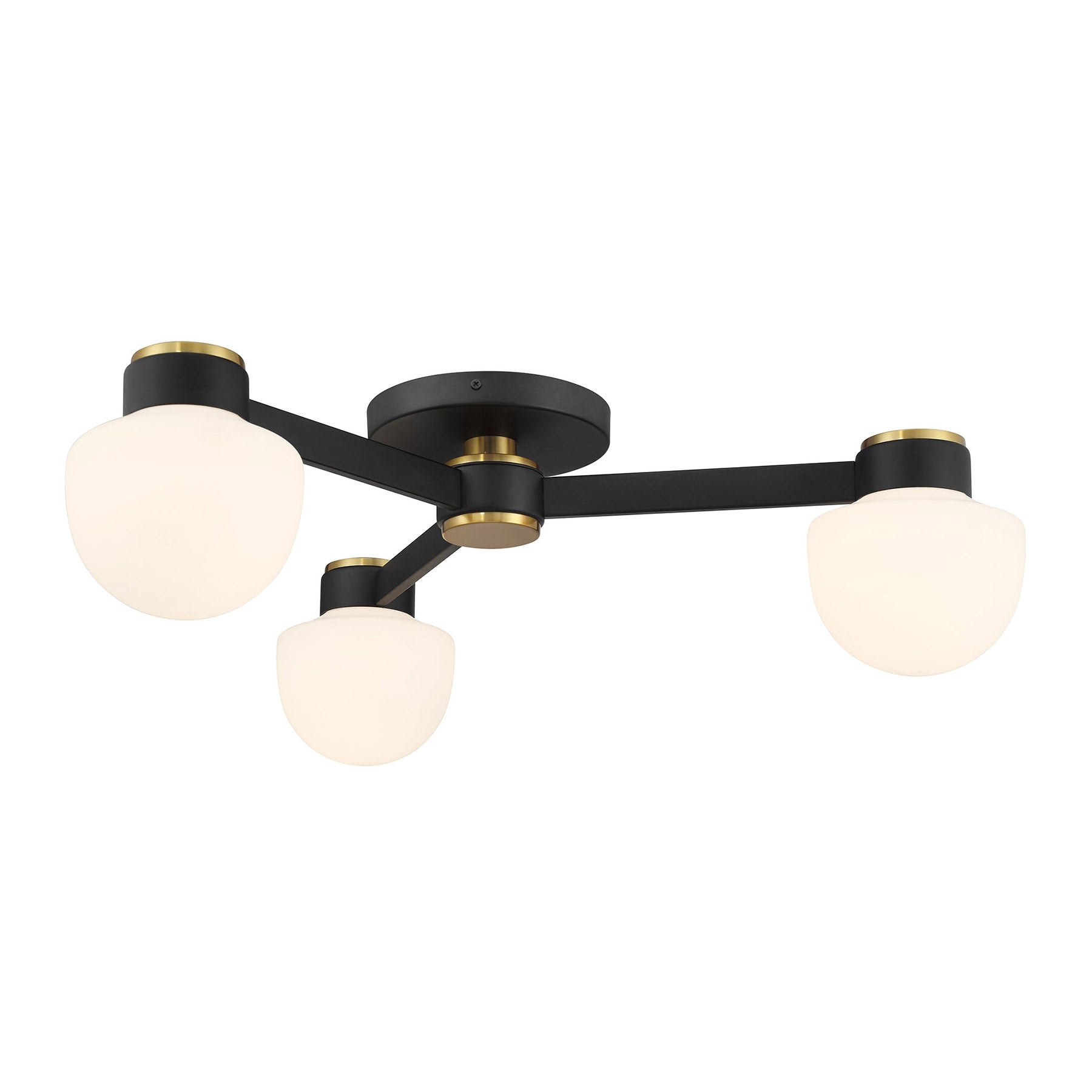 MERIDIAN, MID-CENTURY MODERN SEMI-FLUSH, SEMI FLUSH MOUNT LIGHT