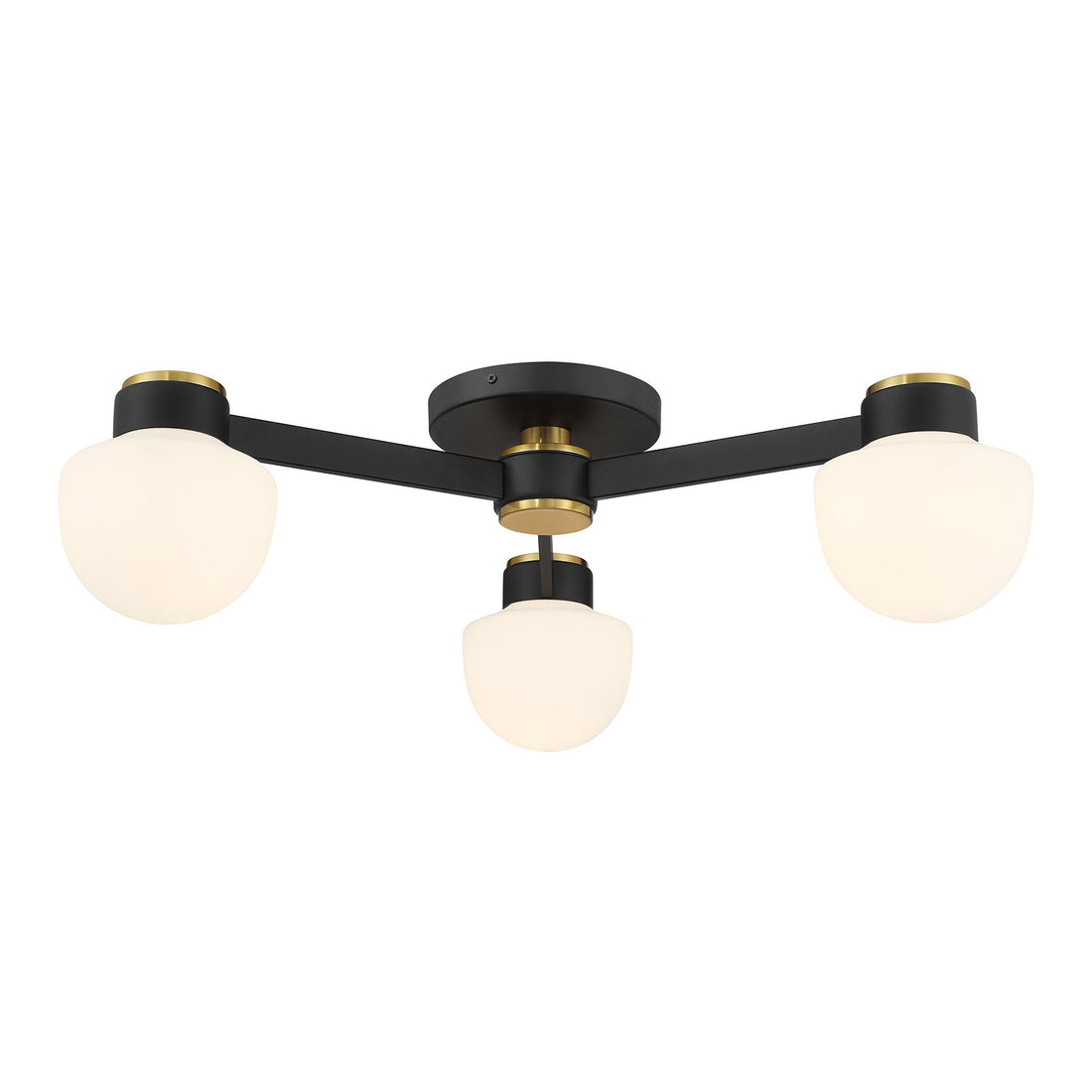 MERIDIAN, MID-CENTURY MODERN SEMI-FLUSH, SEMI FLUSH MOUNT LIGHT