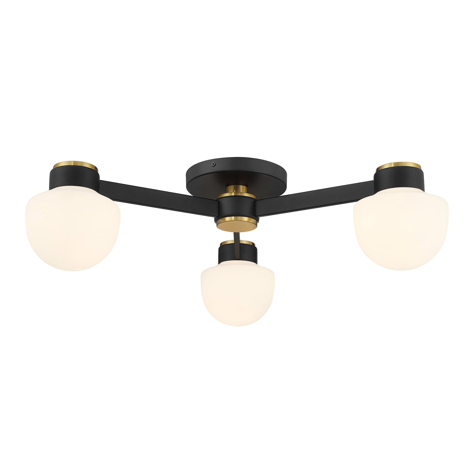 MERIDIAN, MID-CENTURY MODERN SEMI-FLUSH, SEMI FLUSH MOUNT LIGHT