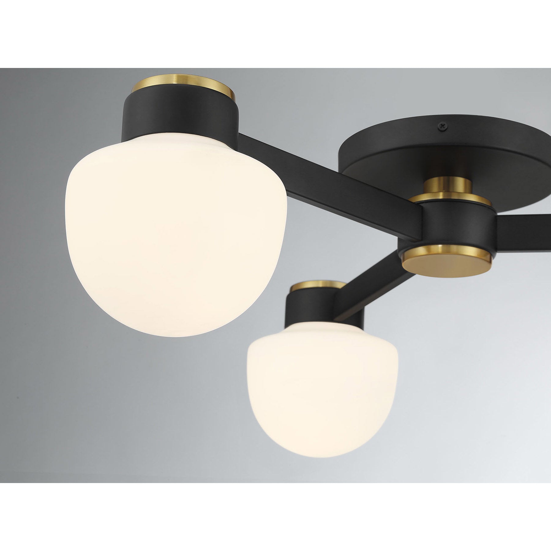 MERIDIAN, MID-CENTURY MODERN SEMI-FLUSH, SEMI FLUSH MOUNT LIGHT