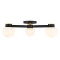 MERIDIAN, MID-CENTURY MODERN SEMI-FLUSH, SEMI FLUSH MOUNT LIGHT