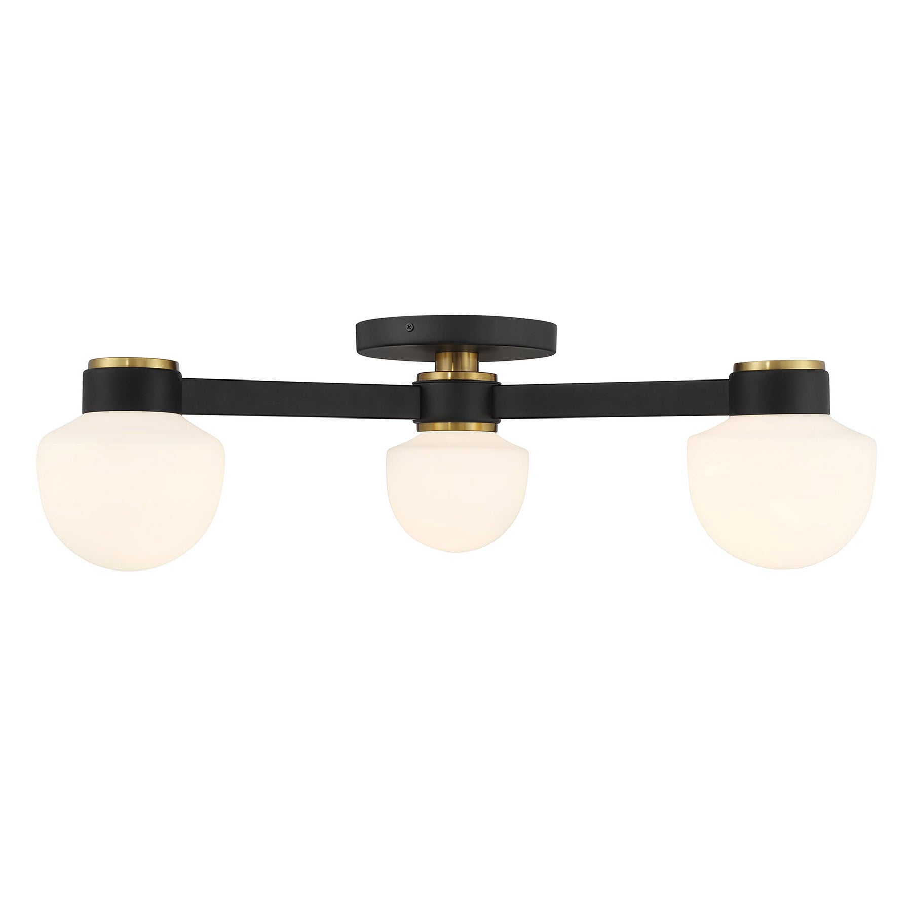 MERIDIAN, MID-CENTURY MODERN SEMI-FLUSH, SEMI FLUSH MOUNT LIGHT