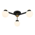 MERIDIAN, MID-CENTURY MODERN SEMI-FLUSH, SEMI FLUSH MOUNT LIGHT