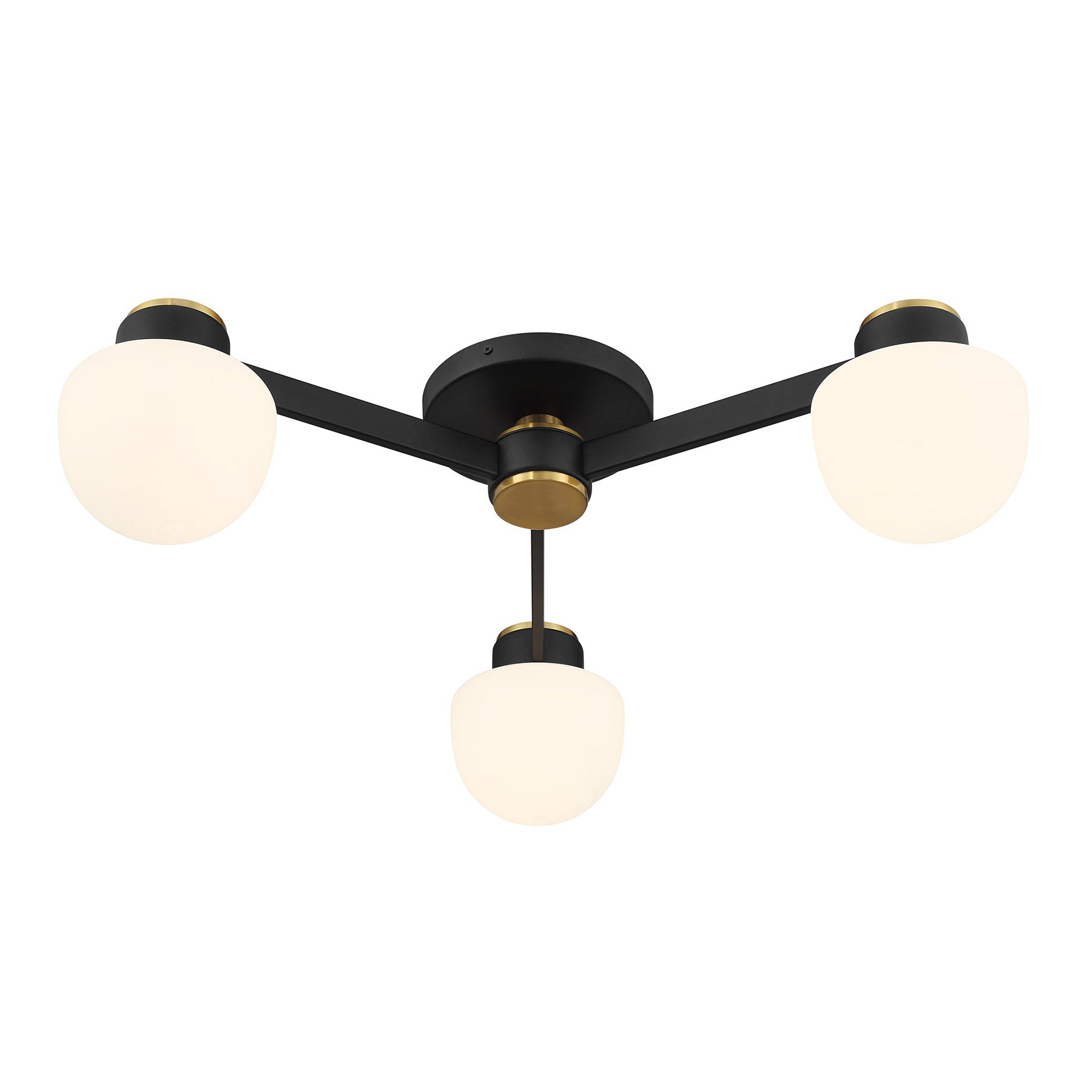MERIDIAN, MID-CENTURY MODERN SEMI-FLUSH, SEMI FLUSH MOUNT LIGHT