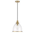 MERIDIAN, VINTAGE MID-CENTURY MODERN NATURAL BRASS PENDANT, PENDANT LIGHT