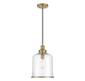 MERIDIAN, VINTAGE MID-CENTURY MODERN NATURAL BRASS PENDANT, PENDANT LIGHT