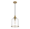 MERIDIAN, VINTAGE MID-CENTURY MODERN NATURAL BRASS PENDANT, PENDANT LIGHT