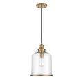 MERIDIAN, VINTAGE MID-CENTURY MODERN NATURAL BRASS PENDANT, PENDANT LIGHT