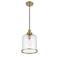 MERIDIAN, VINTAGE MID-CENTURY MODERN NATURAL BRASS PENDANT, PENDANT LIGHT