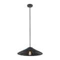 MERIDIAN, BOHEMIAN MID-CENTURY MODERN MATTE BLACK PENDANT, PENDANT LIGHT