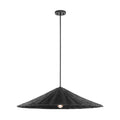 MERIDIAN, BOHEMIAN MID-CENTURY MODERN MATTE BLACK PENDANT, PENDANT LIGHT