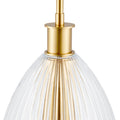 MERIDIAN, TRANSITIONAL NATURAL BRASS PENDANT, PENDANT LIGHT