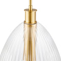 MERIDIAN, TRANSITIONAL NATURAL BRASS PENDANT, PENDANT LIGHT