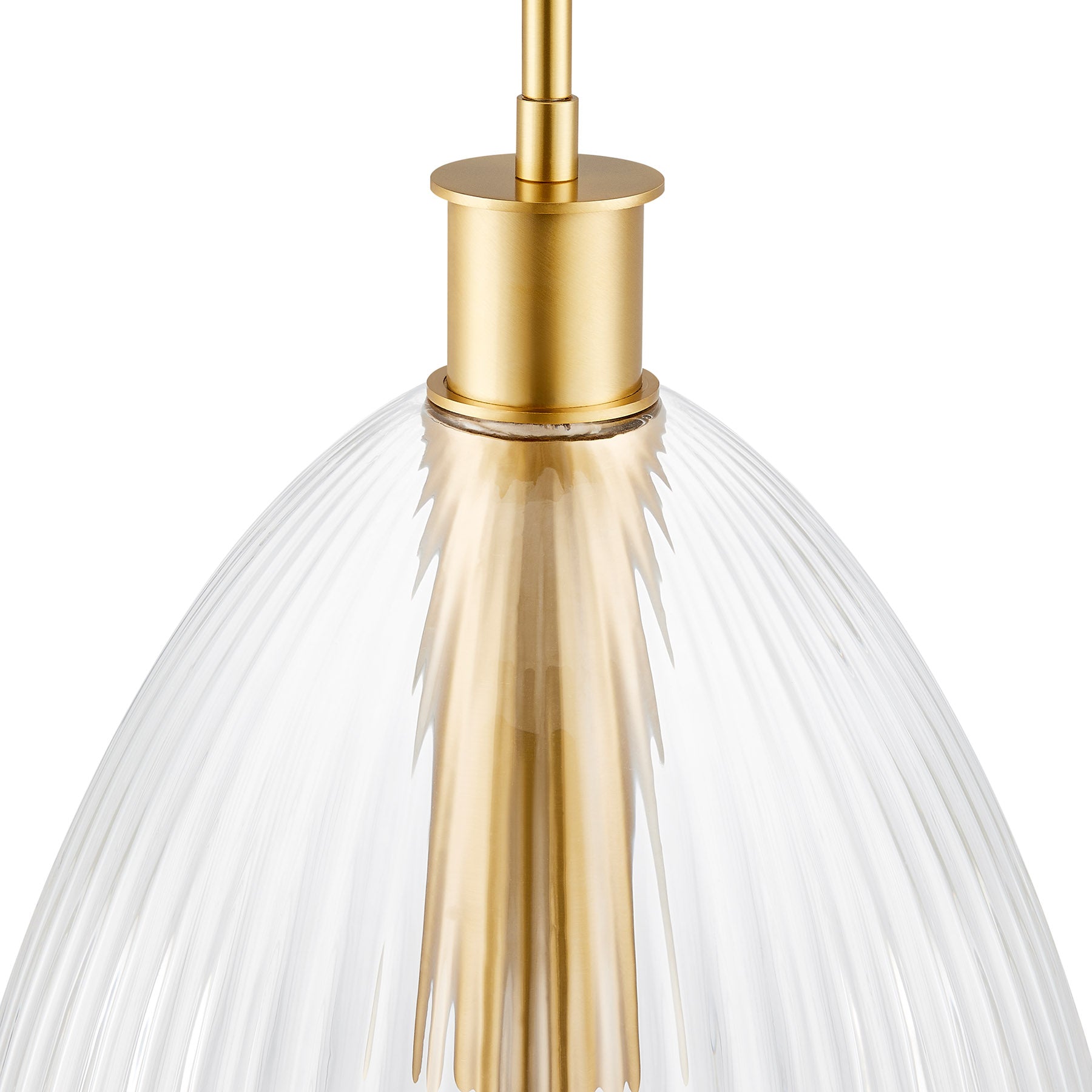 MERIDIAN, TRANSITIONAL NATURAL BRASS PENDANT, PENDANT LIGHT