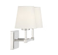 MERIDIAN, CONTEMPORARY TRANSITIONAL POLISHED NICKEL BATH, BATH VANITY LIGHT