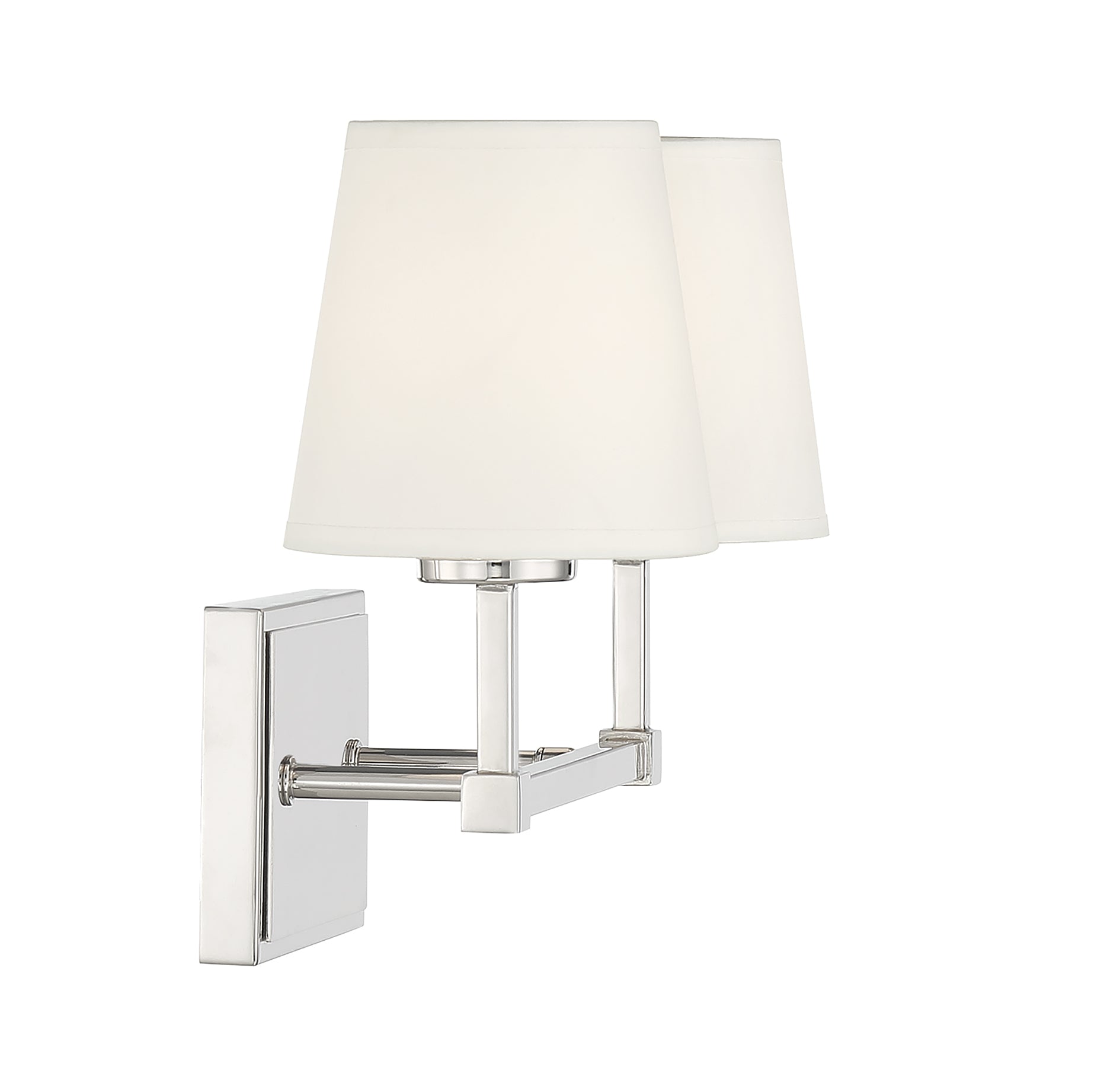 MERIDIAN, CONTEMPORARY TRANSITIONAL POLISHED NICKEL BATH, BATH VANITY LIGHT
