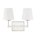 MERIDIAN, CONTEMPORARY TRANSITIONAL POLISHED NICKEL BATH, BATH VANITY LIGHT