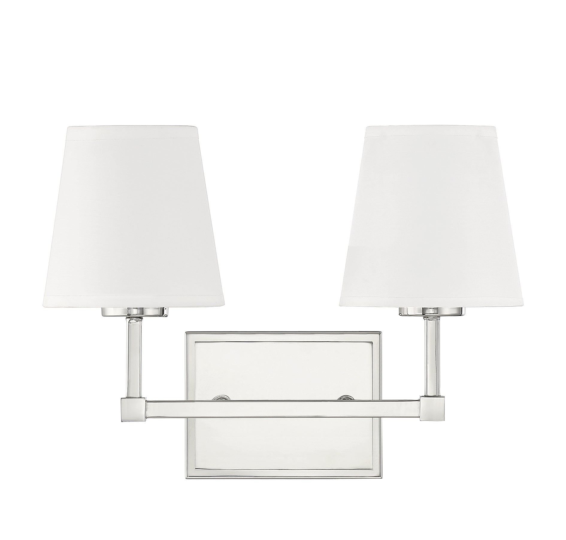 MERIDIAN, CONTEMPORARY TRANSITIONAL POLISHED NICKEL BATH, BATH VANITY LIGHT