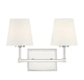 MERIDIAN, CONTEMPORARY TRANSITIONAL POLISHED NICKEL BATH, BATH VANITY LIGHT