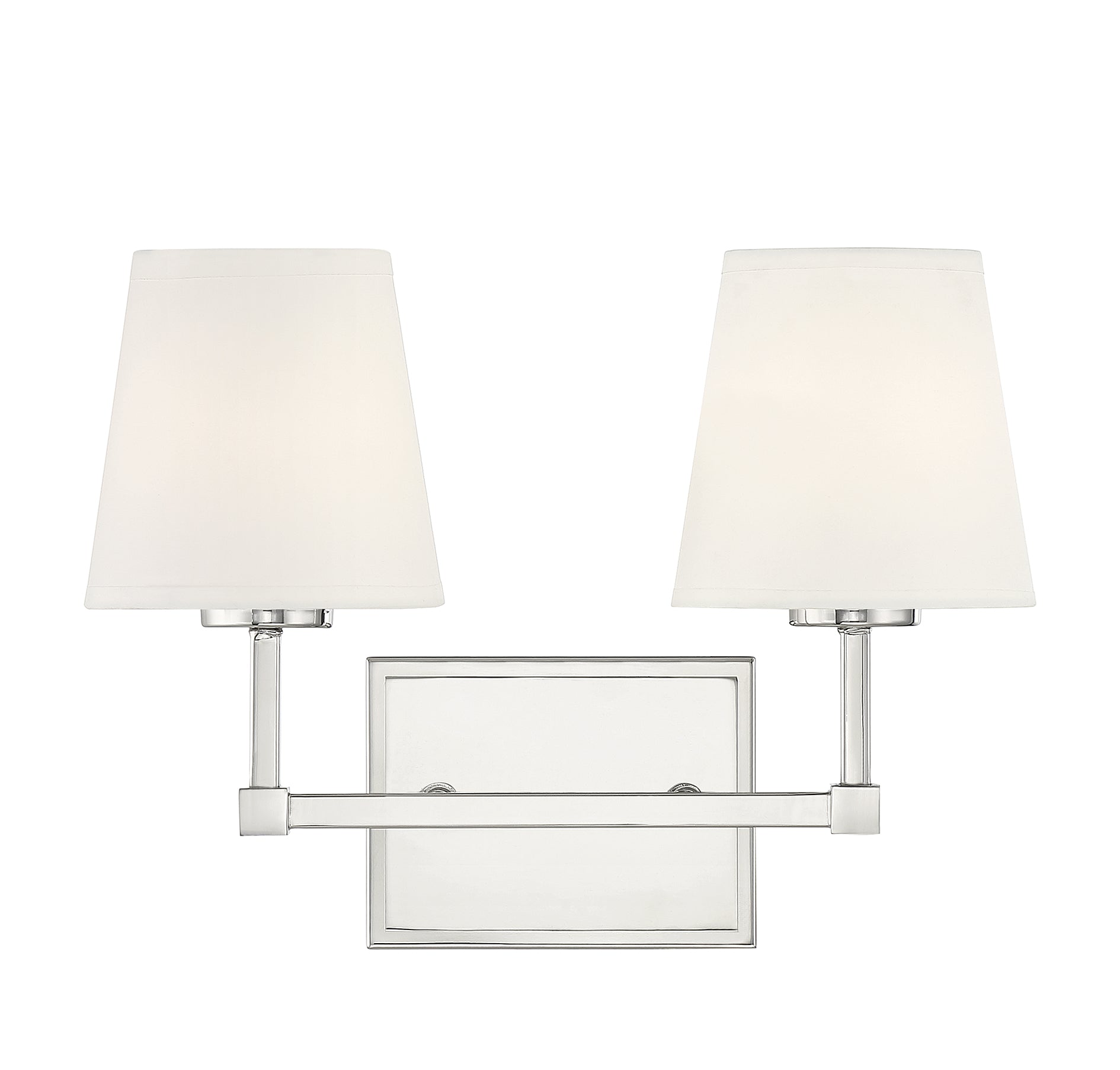 MERIDIAN, CONTEMPORARY TRANSITIONAL POLISHED NICKEL BATH, BATH VANITY LIGHT