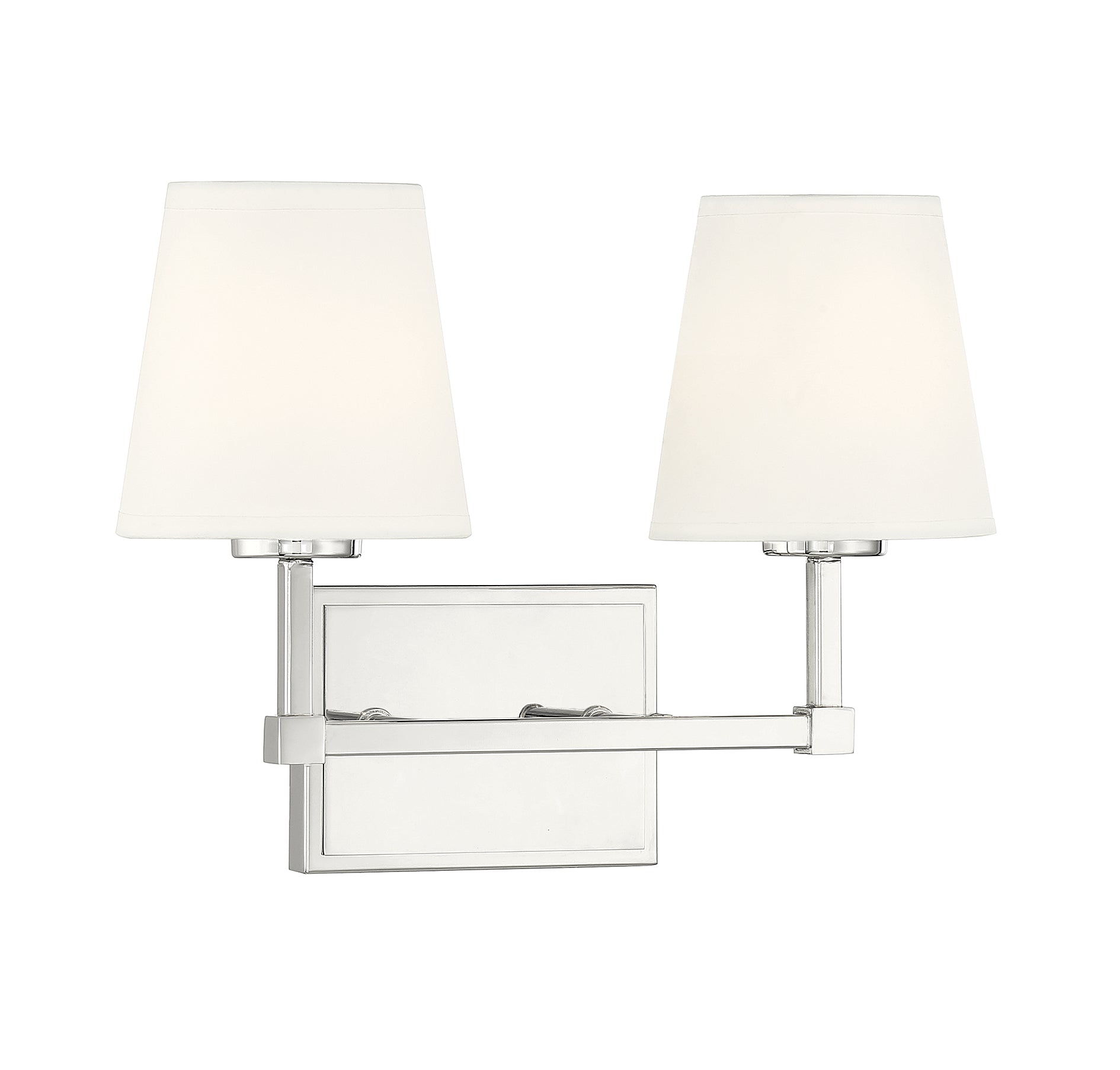 MERIDIAN, CONTEMPORARY TRANSITIONAL POLISHED NICKEL BATH, BATH VANITY LIGHT