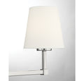 MERIDIAN, CONTEMPORARY TRANSITIONAL POLISHED NICKEL BATH, BATH VANITY LIGHT