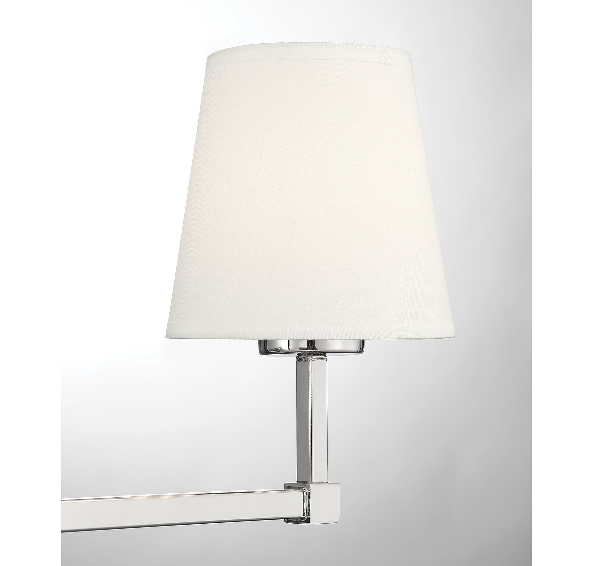 MERIDIAN, CONTEMPORARY TRANSITIONAL POLISHED NICKEL BATH, BATH VANITY LIGHT