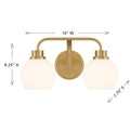 MERIDIAN, CONTEMPORARY BATH, BATH VANITY LIGHT