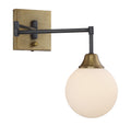 MERIDIAN, MID-CENTURY MODERN FARMHOUSE SCONCE, WALL SCONCES