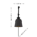 MERIDIAN, VINTAGE INDUSTRIAL SCONCE, WALL SCONCES