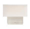 MERIDIAN, CONTEMPORARY BRUSHED NICKEL SCONCE, WALL SCONCES