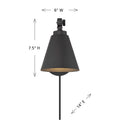 MERIDIAN, VINTAGE INDUSTRIAL SCONCE 2, WALL SCONCES