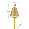 MERIDIAN, VINTAGE INDUSTRIAL SCONCE 2, WALL SCONCES
