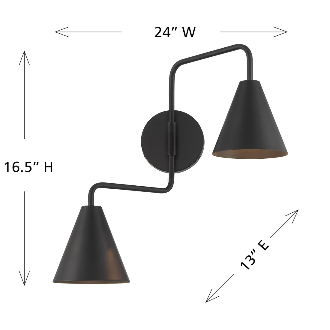 MERIDIAN, MODERN SCONCE, WALL SCONCES